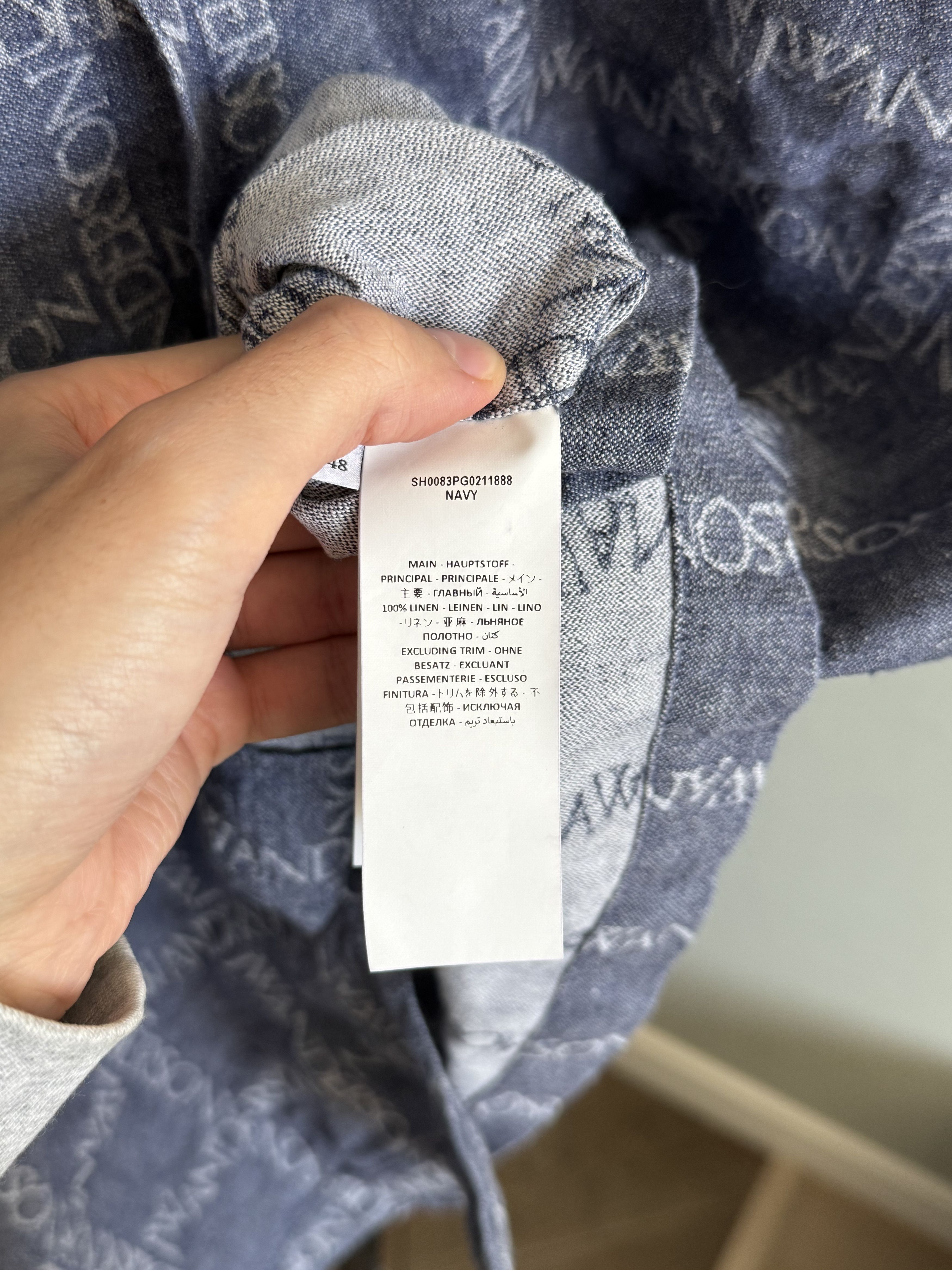 JW Anderson JW Anderson Monogram SHORT SLEEVE SHIRT Size US M / EU 48-50 / 2 - 6 Thumbnail