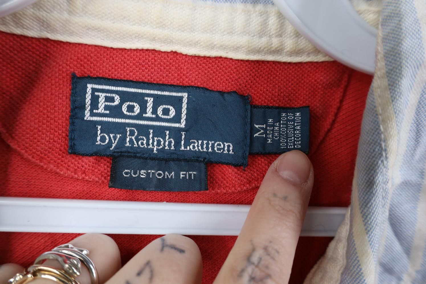 Polo Ralph Lauren Vintage 90s Ralph Lauren Block Striped Yacht Club Rugby Polo Size US M / EU 48-50 / 2 - 8 Thumbnail