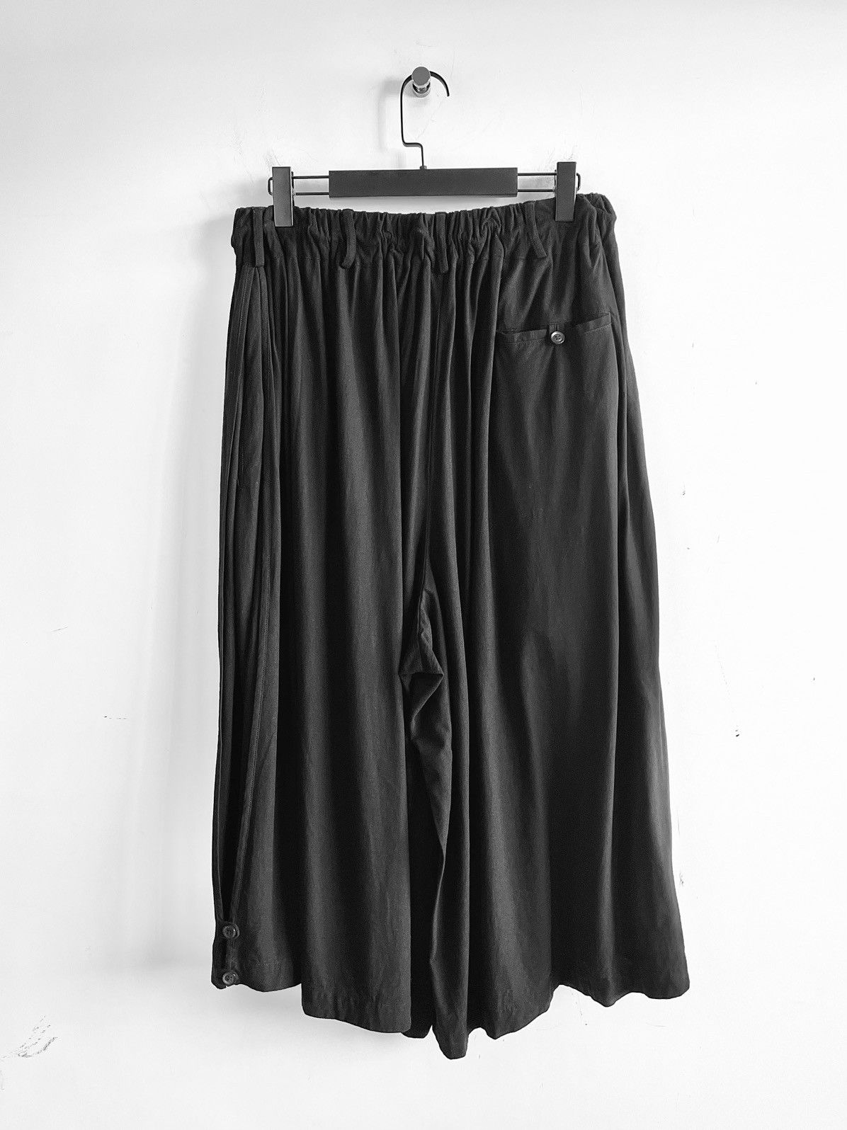 Yohji Yamamoto Yohji Yamamoto Pour Homme - Cotton Hem Adjustable Wide Pants Size US 30 / EU 46 - 2 Thumbnail