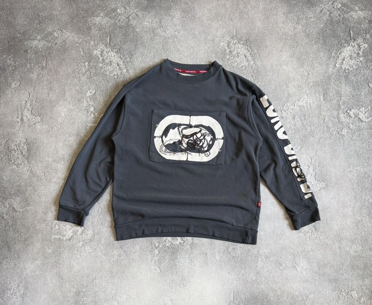 Ecko Unltd. ECKO UNLTD. XL/size big logo sweatshirts jumper pullover 90s Size US XL / EU 56 / 4 - 8 Thumbnail