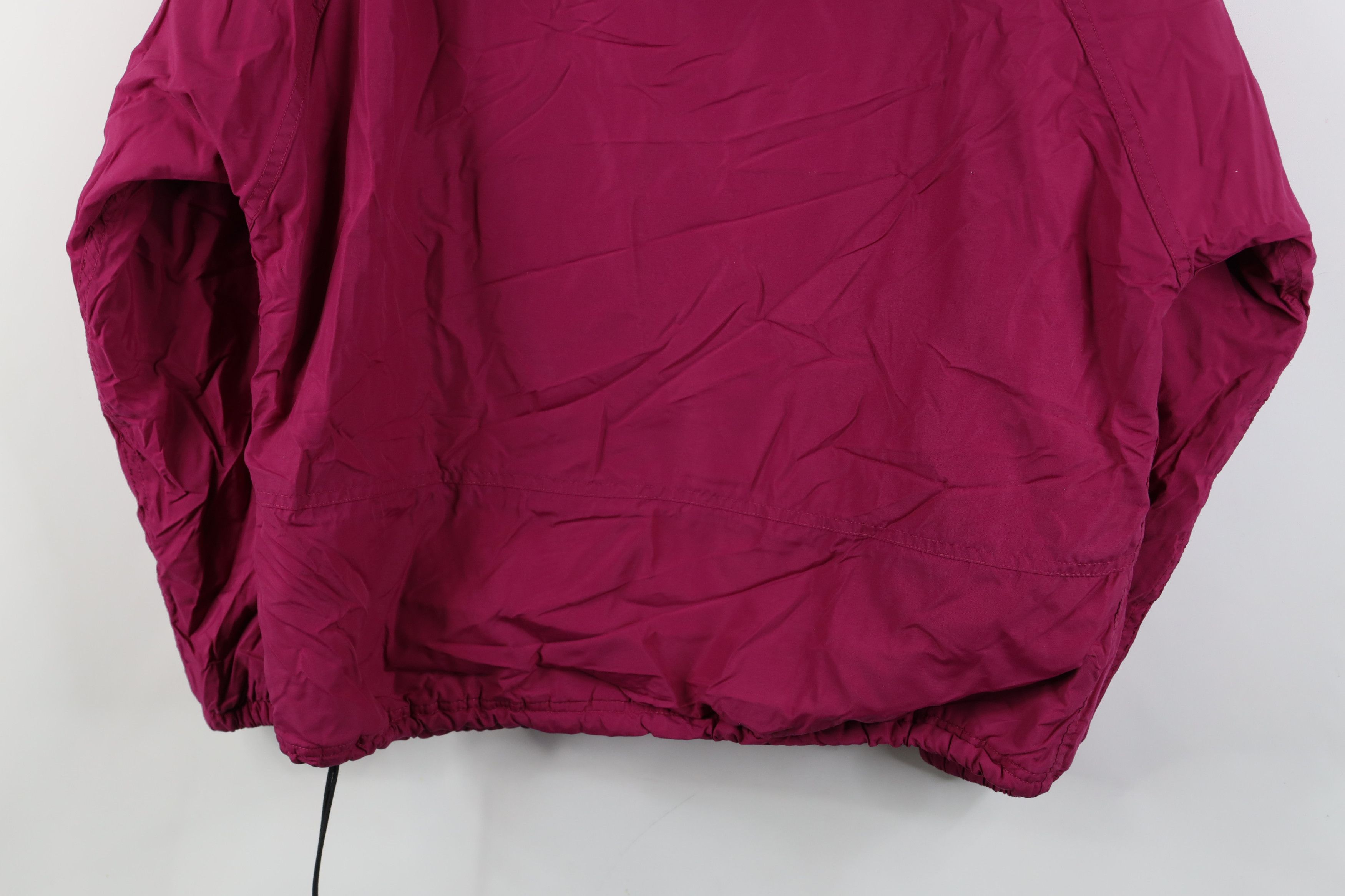 L.L. Bean Vintage 90s LL Bean Spell Hooded Packable Anorak Jacket Pink Size M / US 6-8 / IT 42-44 - 13 Thumbnail