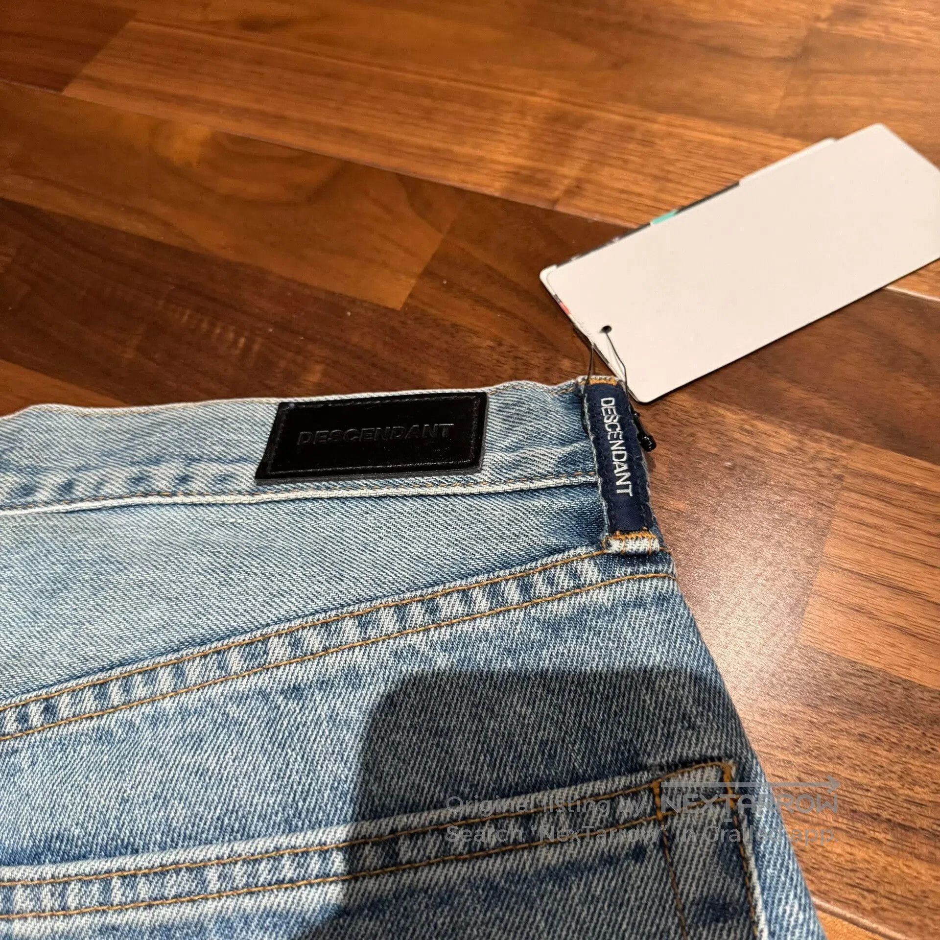 Descendant DESCENDANT 1986 Straight Blue Denim Jeans. Size US 28 / EU 44 - 7 Thumbnail