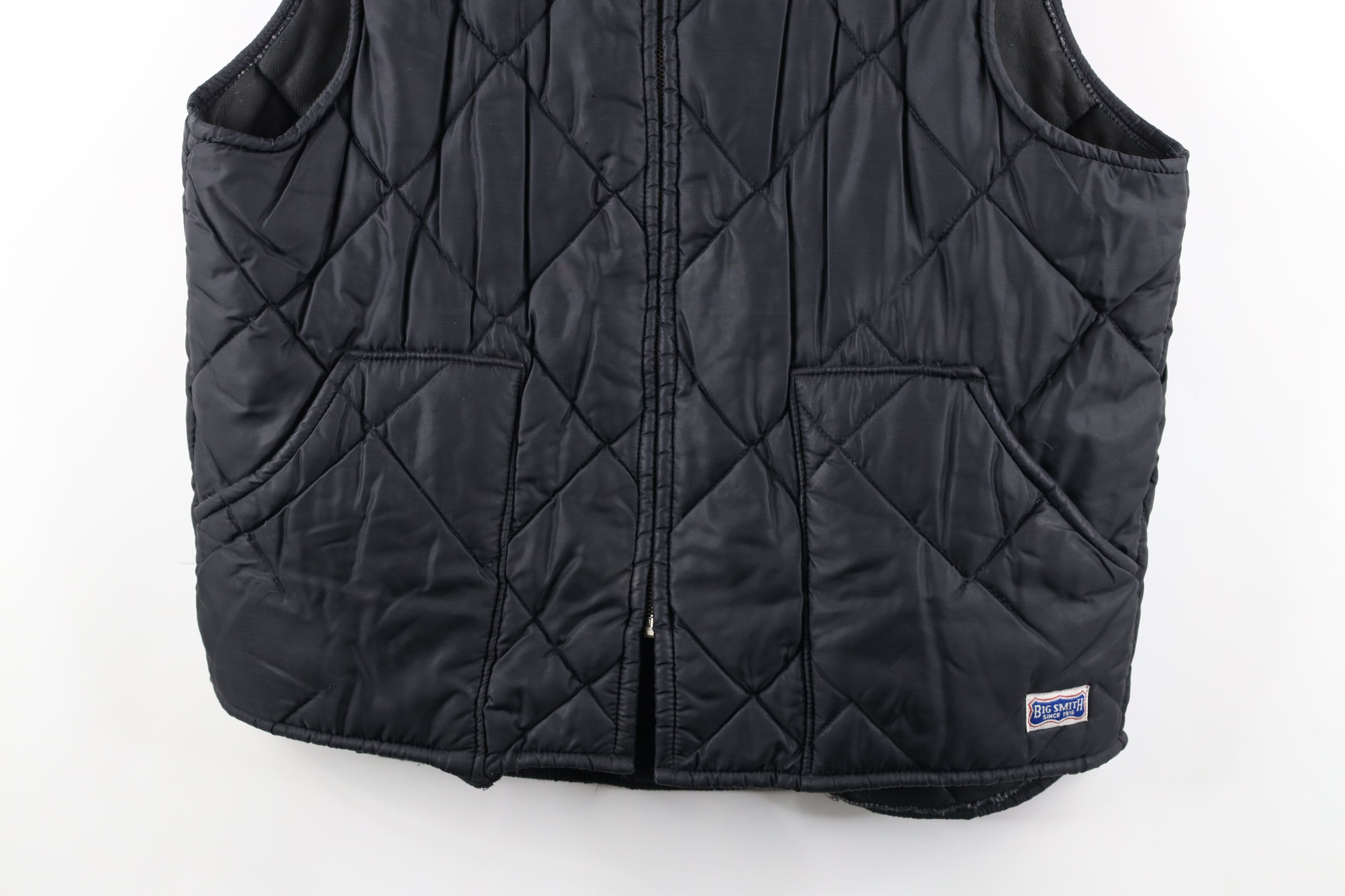 Vintage Vintage 90s Streetwear Work Mechanic Puffer Vest Jacket Size US XL / EU 56 / 4 - 3 Thumbnail
