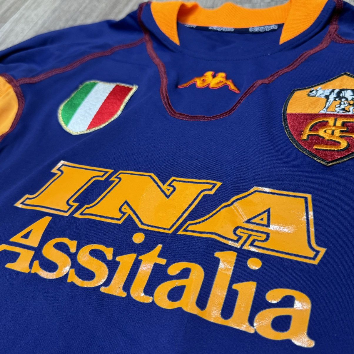 Kappa Roma 01/02 third longsleeves away shirt Size US M / EU 48-50 / 2 - 4 Thumbnail