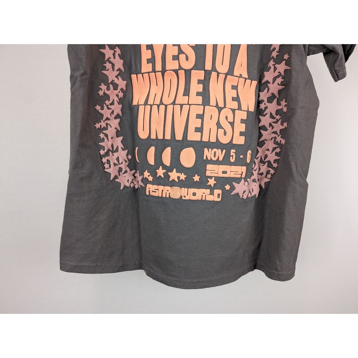 Travis Scott o1rshd1 Astrofest Open Your Eyes Tee Shirt in Grey Size US L / EU 52-54 / 3 - 17 Thumbnail