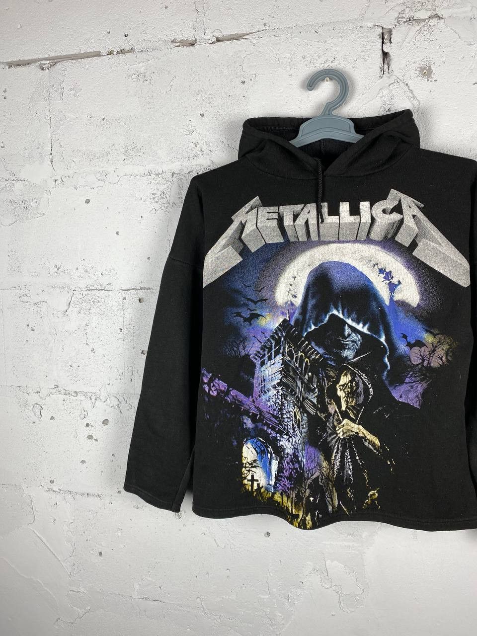 Band Tees Rare Vintage Hoodie AOP Metallica Gothic Hoodie Size US S / EU 44-46 / 1 - 3 Thumbnail