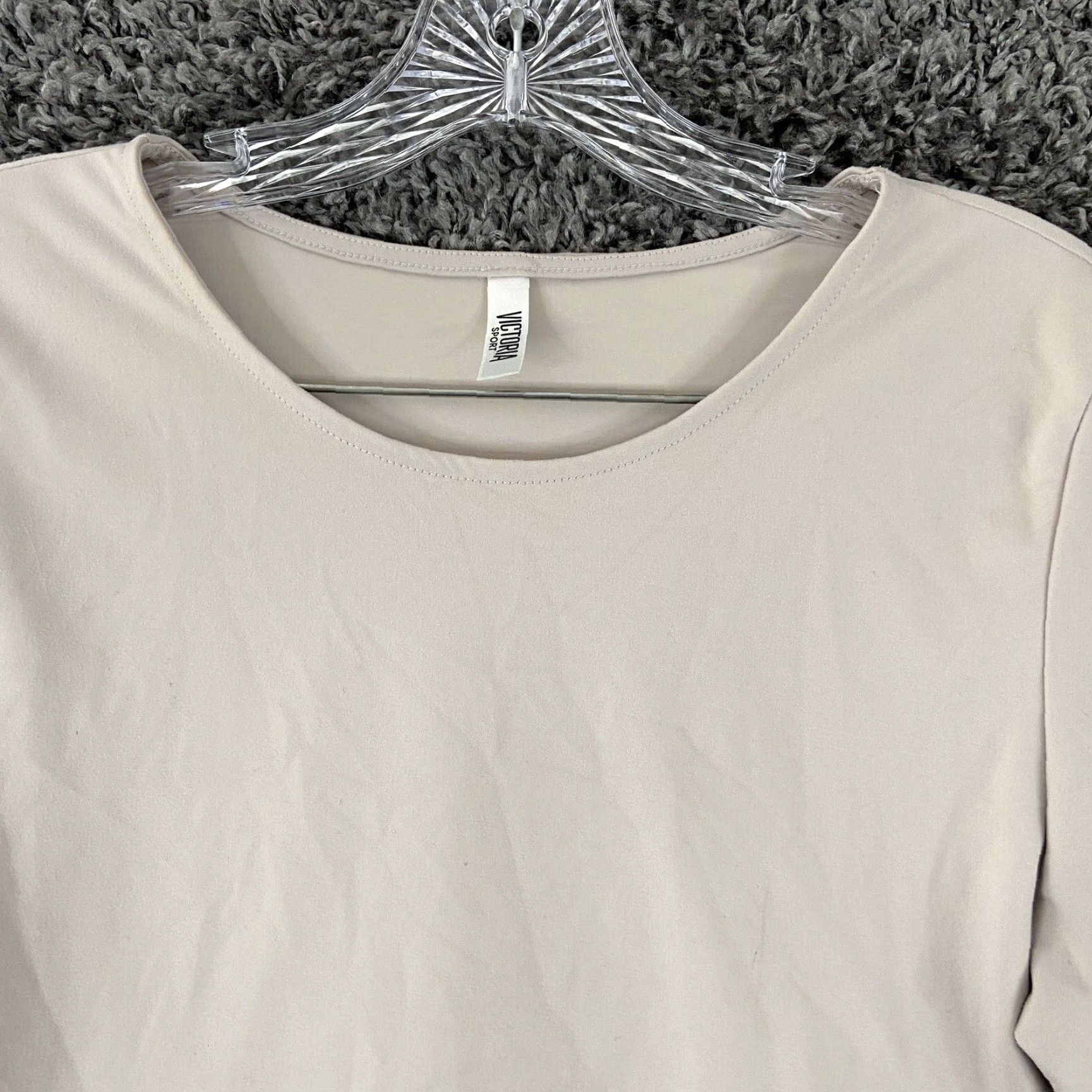 Victoria's Secret Victoria's Secret Sport Workout Top Cropped Long Sleeve Pink Women’s Small Activewear Sports Size S / US 4 / IT 40 - 6 Thumbnail