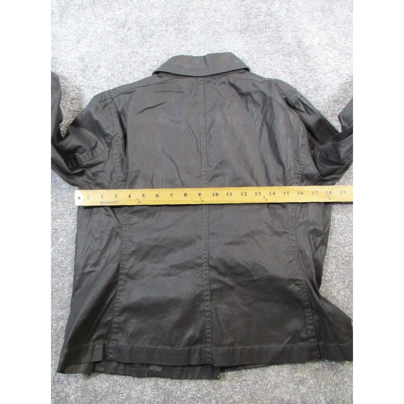 Eileen Fisher Eileen Fisher Jacket Womens Small Black Cotton Full Zip Size S / US 4 / IT 40 - 5 Thumbnail