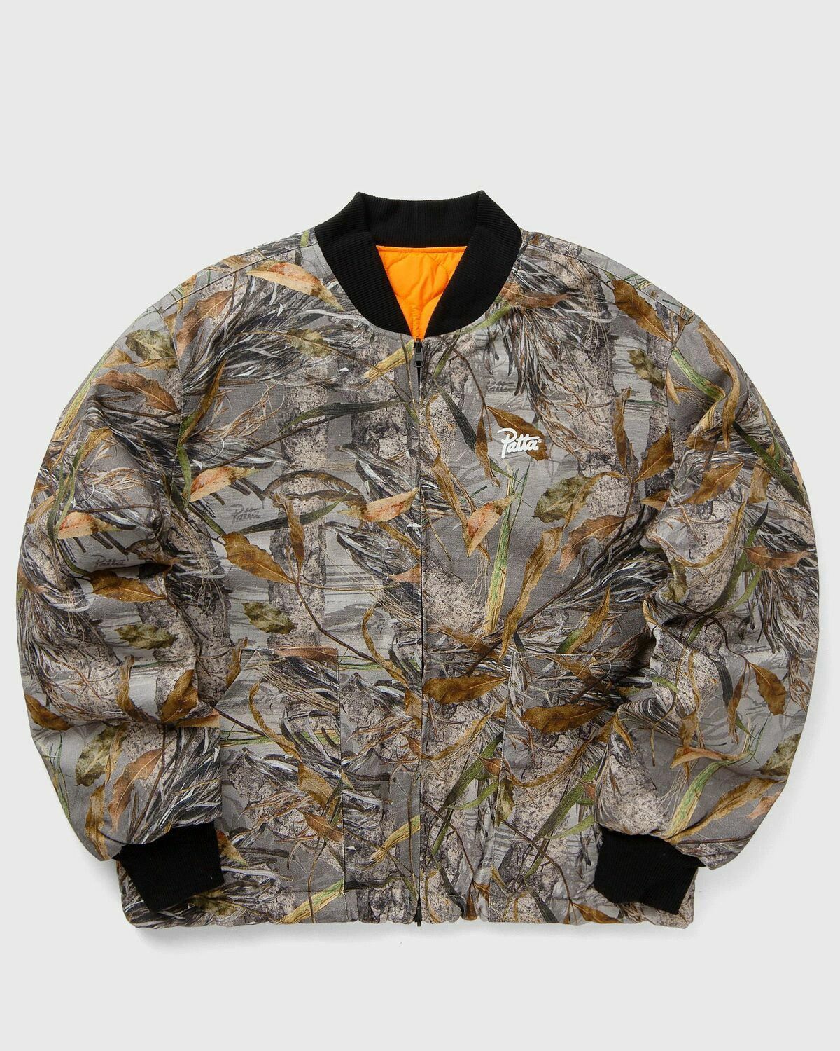 Patta o1mle1025 Patta Nature Print Reversible Bomber Jacket Size US XXL / EU 58 / 5 - 1 Thumbnail