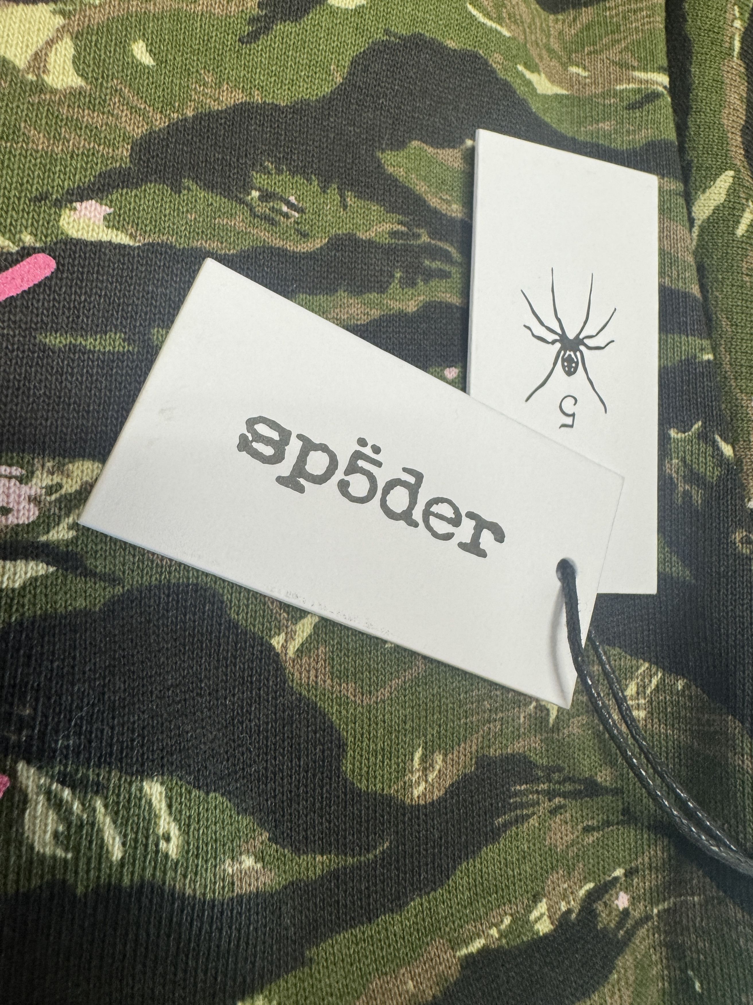 Sp5der Sp5der OG Web V2 Tiger Camo Hoodie Size US L / EU 52-54 / 3 - 3 Thumbnail