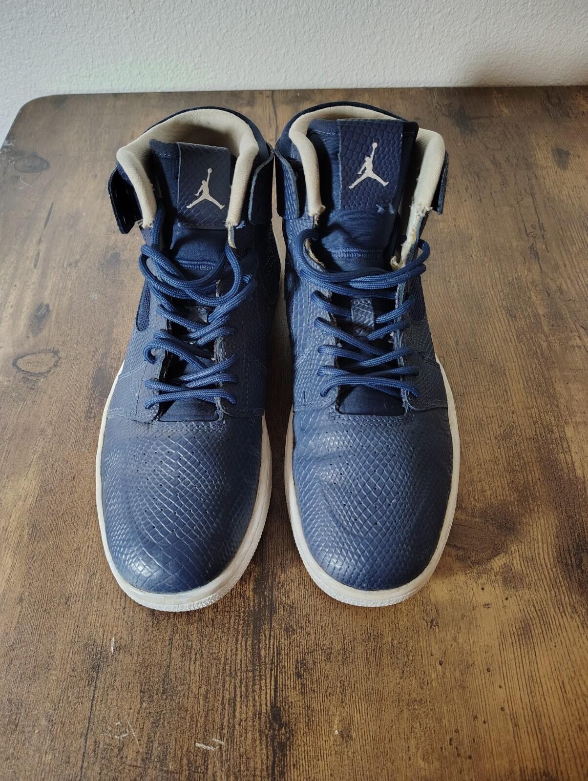 Jordan Brand Nike Air Jordan 1 Retro High Nouveau 'Navy Snake' Sz 8.5 Size US 8.5 / EU 41-42 - 3 Thumbnail