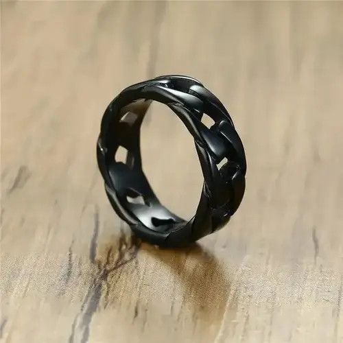 Jewelry Cuban Link Chain Ring (size 7-12) Size ONE SIZE - 3 Thumbnail