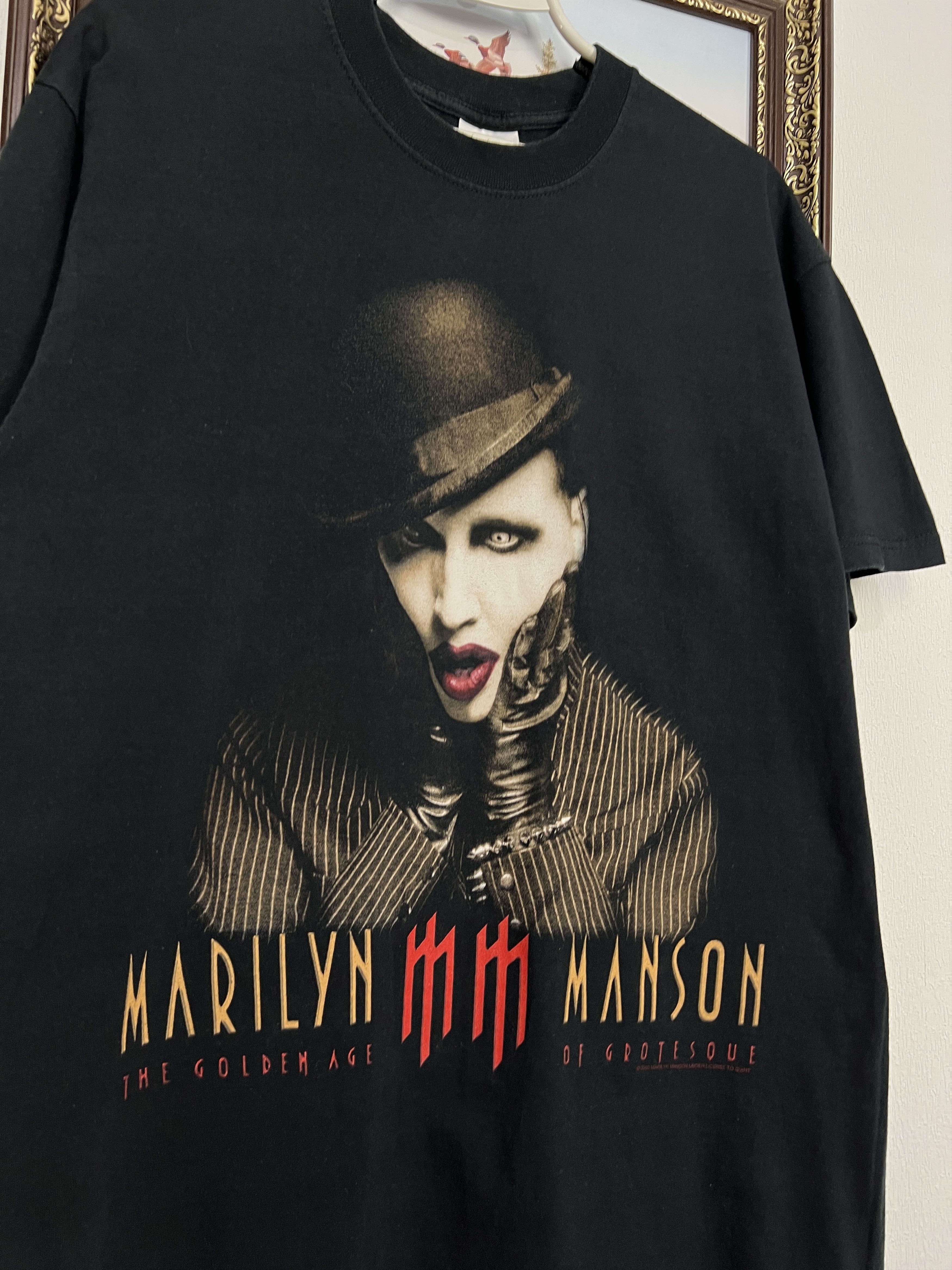 Vintage Vintage Marilyn Manson The Golden Age Of Grotesque Tee Shirt Size US M / EU 48-50 / 2 - 3 Thumbnail