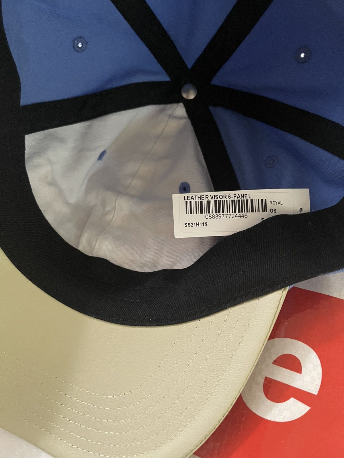 Supreme Supreme leather visor 6-panel Size ONE SIZE - 5 Thumbnail
