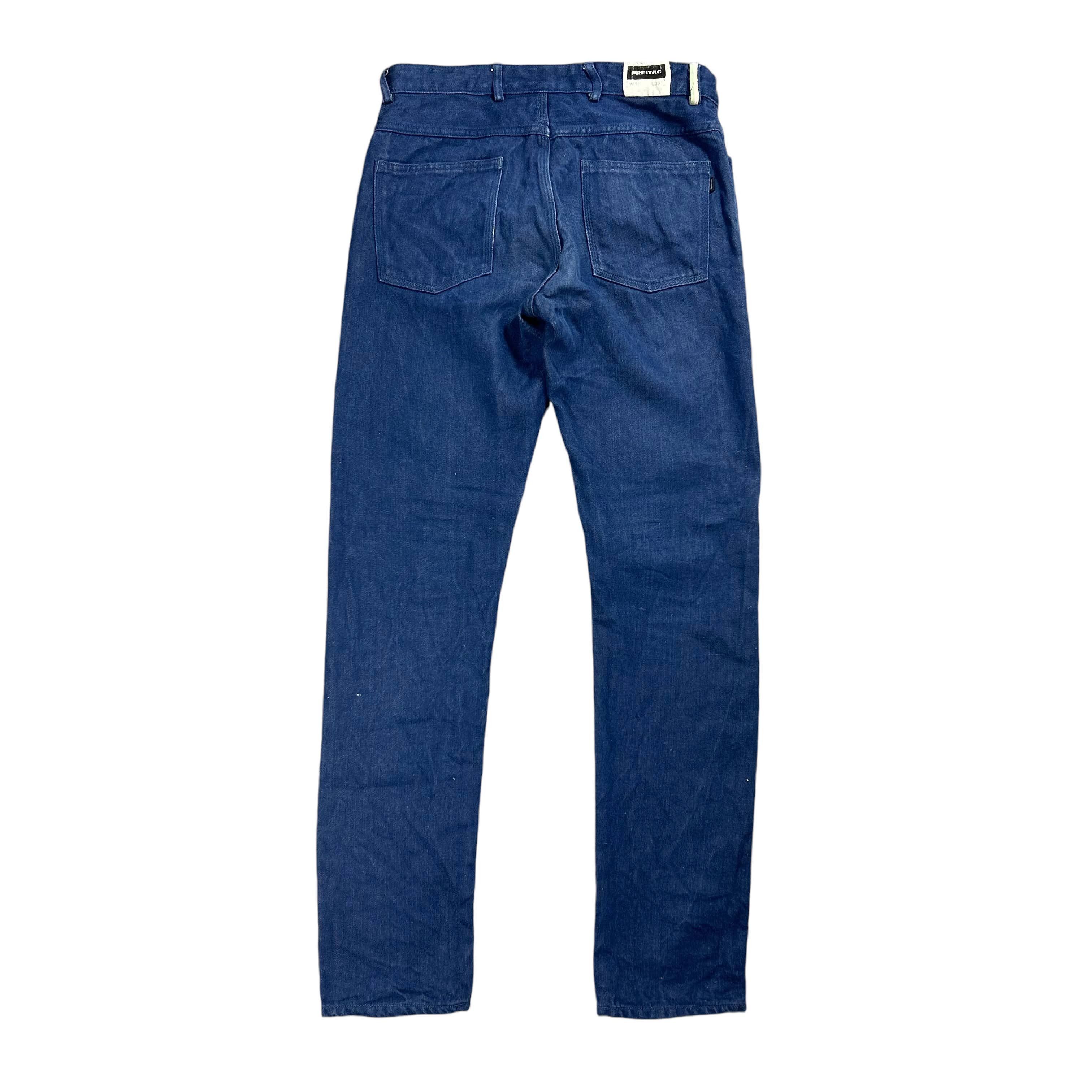 Freitag Freitag E500 Denim Linen Hemp Blue Jeans W30L32 Size US 30 / EU 46 - 2 Thumbnail