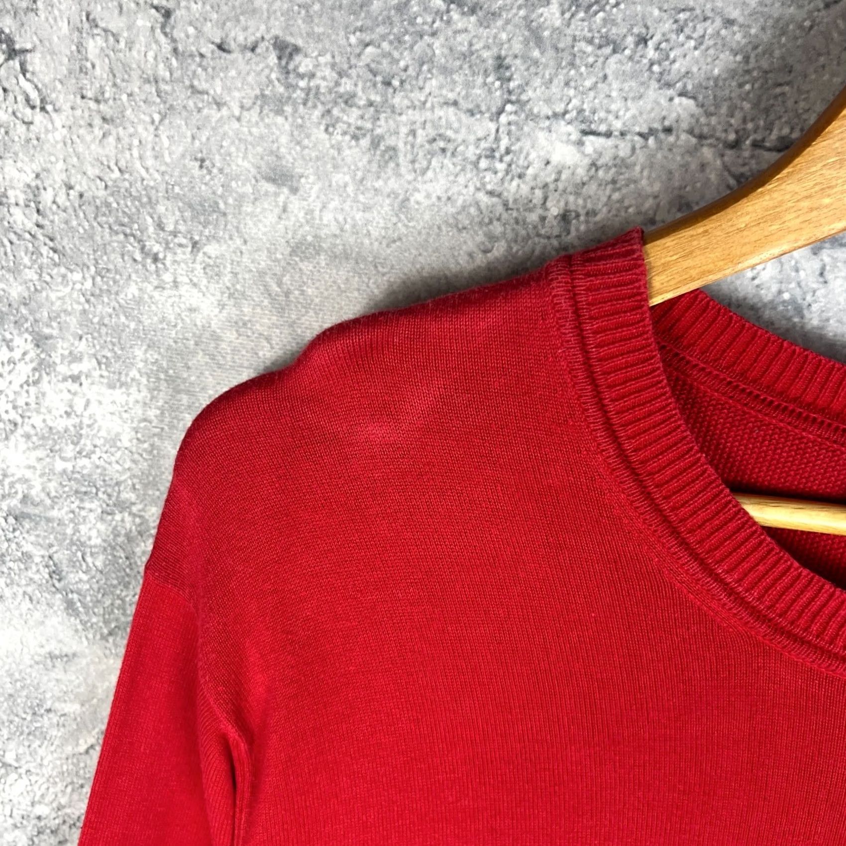 Lacoste Lacoste Sweater Men’s XXL Cotton Pullover Crew Neck Classic Logo Red Size US XXL / EU 58 / 5 - 5 Thumbnail