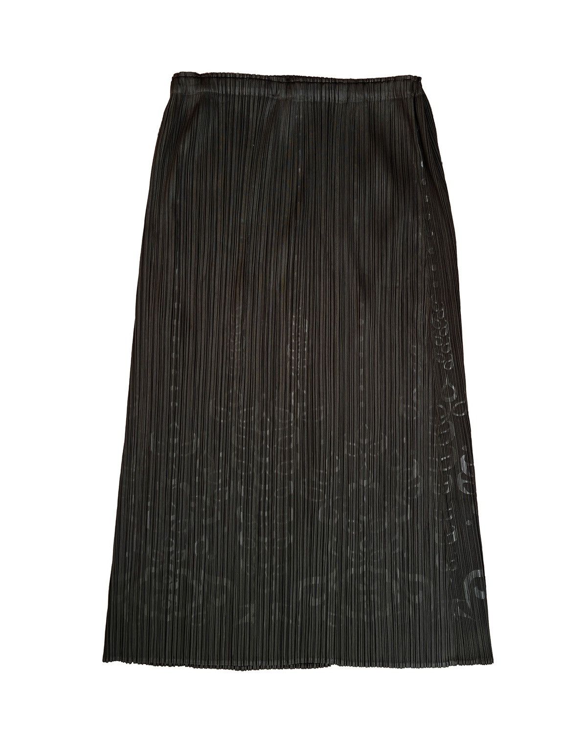 Pleats Please Issey Miyake Pleats Please Issey Miyake Grahic Maxi Skirt Size 4 c.2004 Size 28" / US 6 / IT 42 - 3 Thumbnail