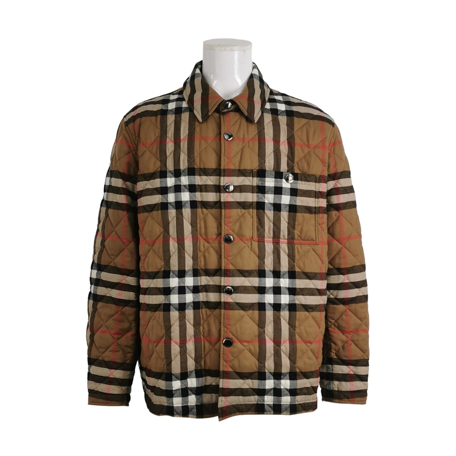 Burberry Burberry Check Quilted Shirt Jacket Size XL Size US XL / EU 56 / 4 - 1 Thumbnail