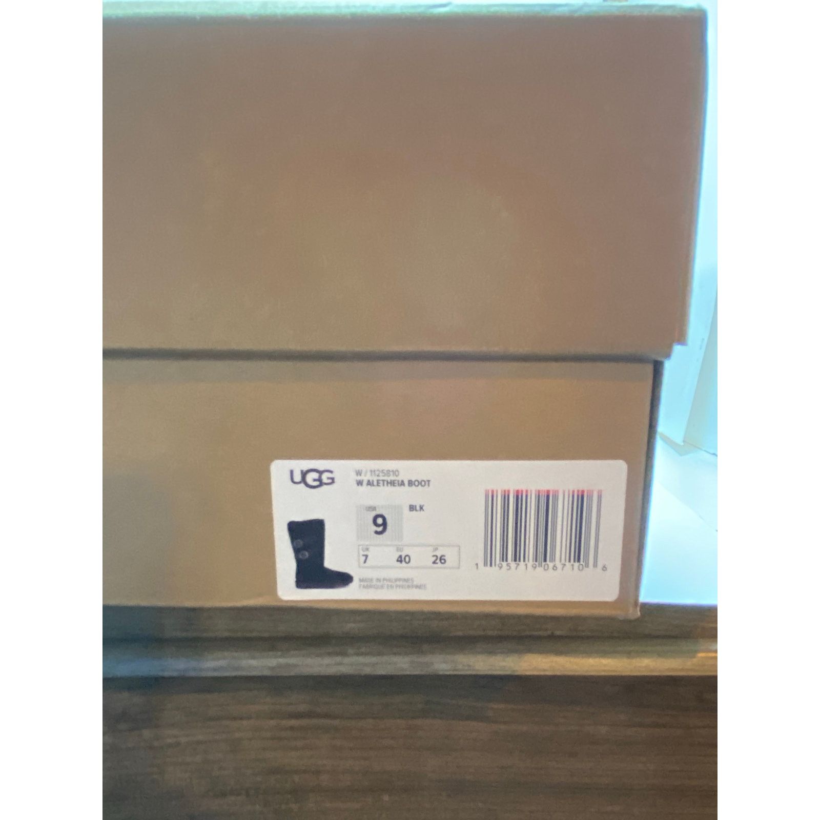 Ugg UGG Aletheia Leather Black Boots BRAND NEW Women's 9 Size US 9 / IT 39 - 5 Thumbnail