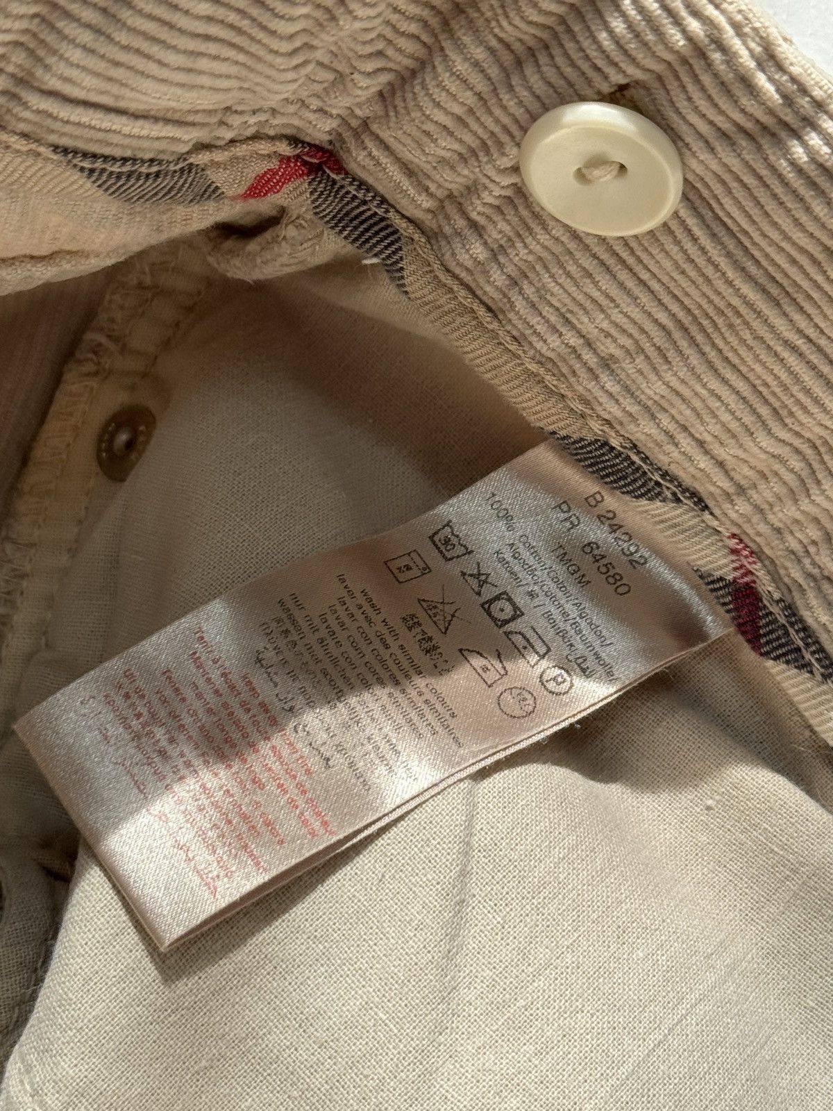 Burberry VINTAGE VELVET BURBERRY 2000s PANTA Size 25" / US 0 / IT 36 - 4 Thumbnail