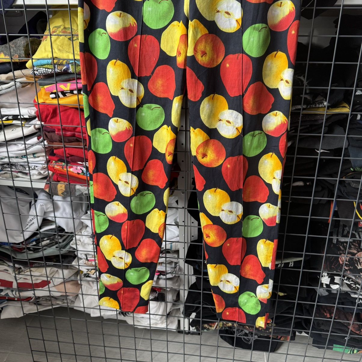 Escada ESCADA Margaretha Ley 1980s Apple Print Vintage Pants Size 25" / US 0 / IT 36 - 7 Thumbnail
