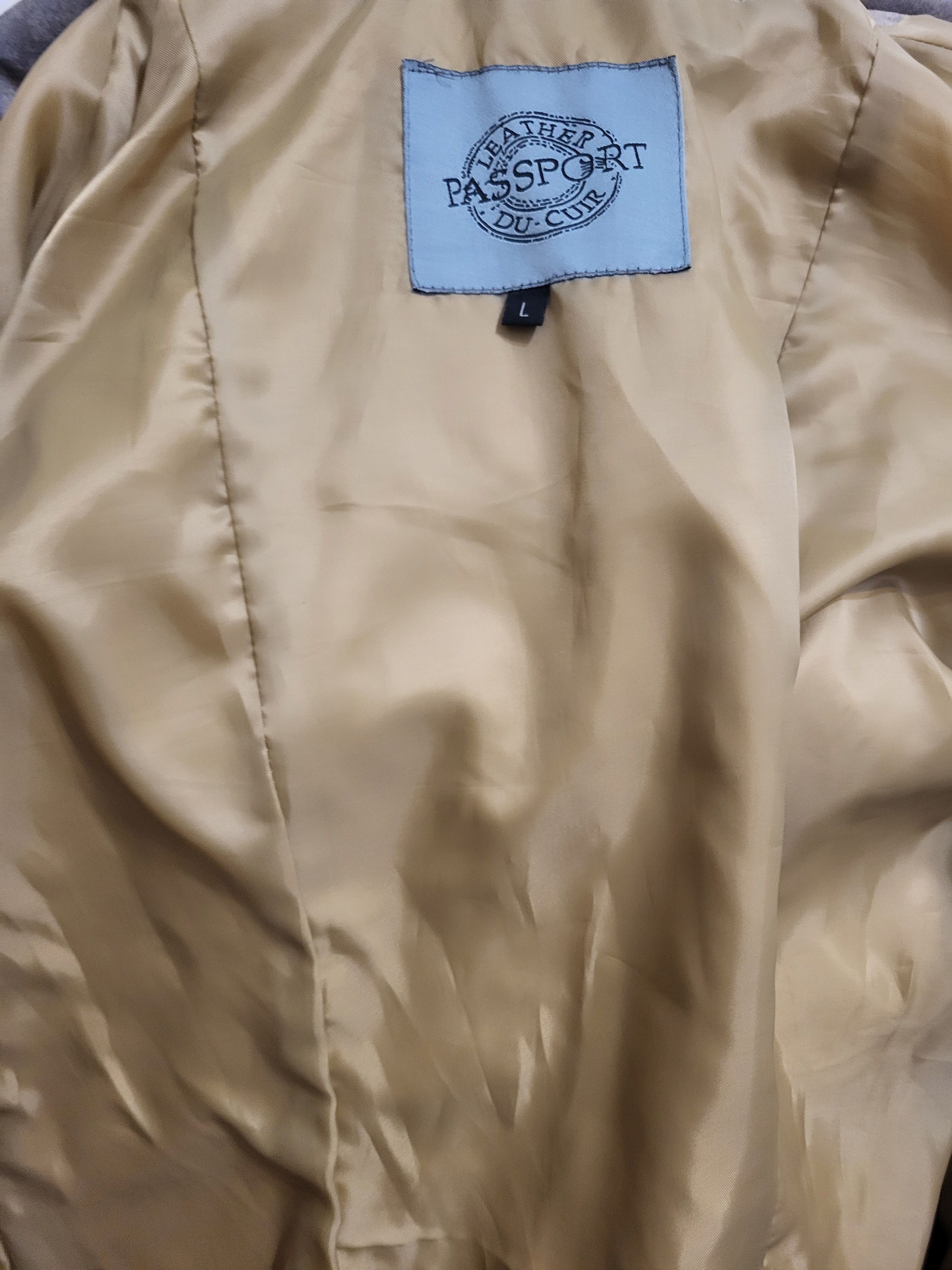 Passport Suede Leather Brown/Tan Jacket Size L / US 10 / IT 46 - 5 Thumbnail