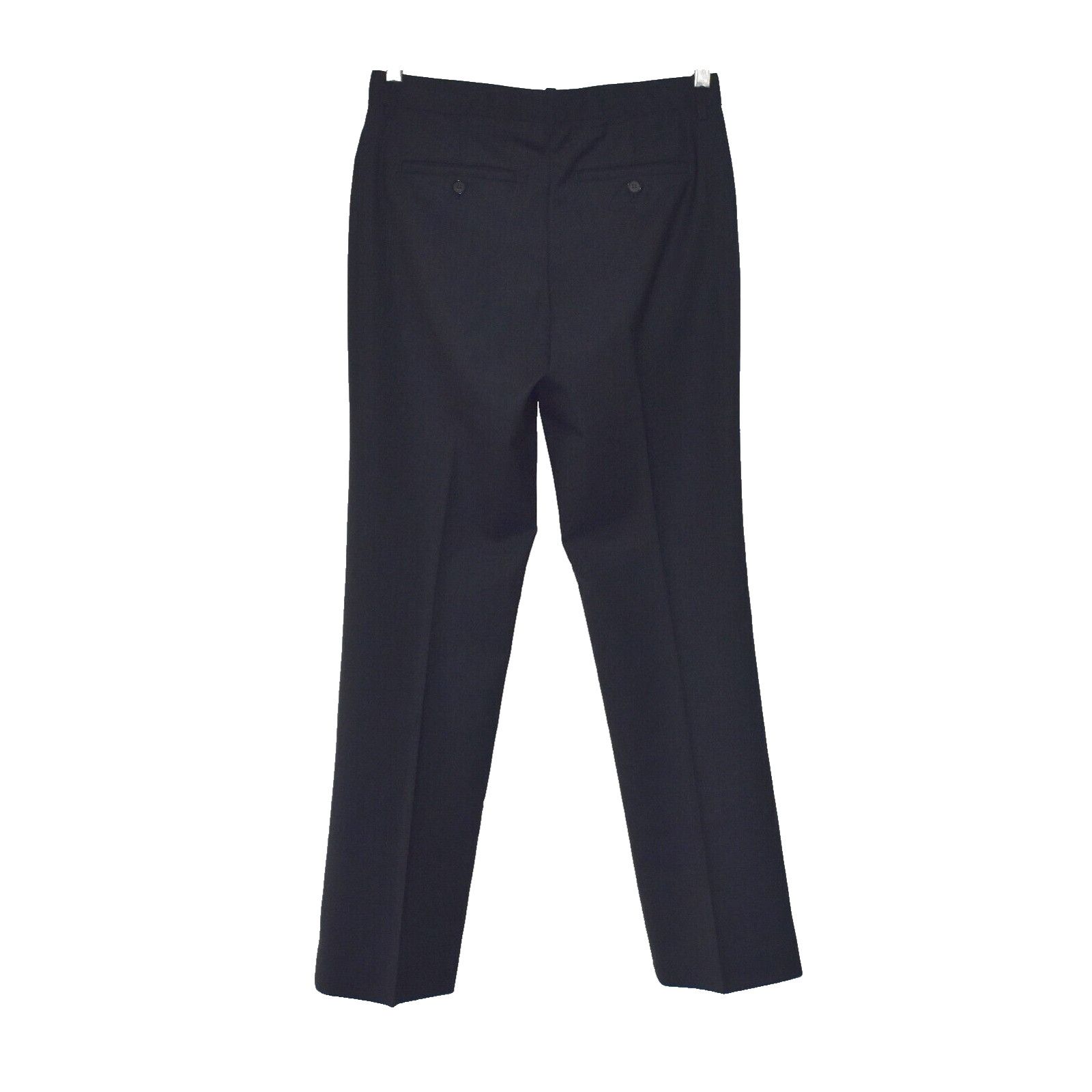 Theory THEORY Max 2 Adjure Navy Wool Slim Straight Trouser Pants 4 Size 27" / US 4 / IT 40 - 3 Thumbnail