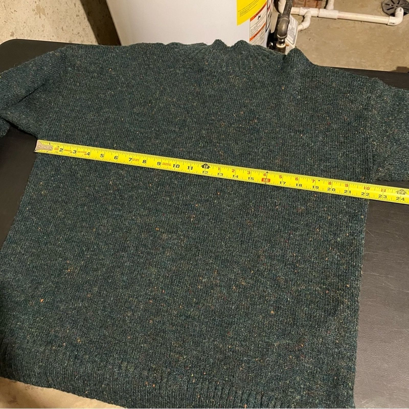 Other Well Worn Women's Mock Neck Nep Yarn Sweater, Green, Size M Size M / US 6-8 / IT 42-44 - 7 Thumbnail