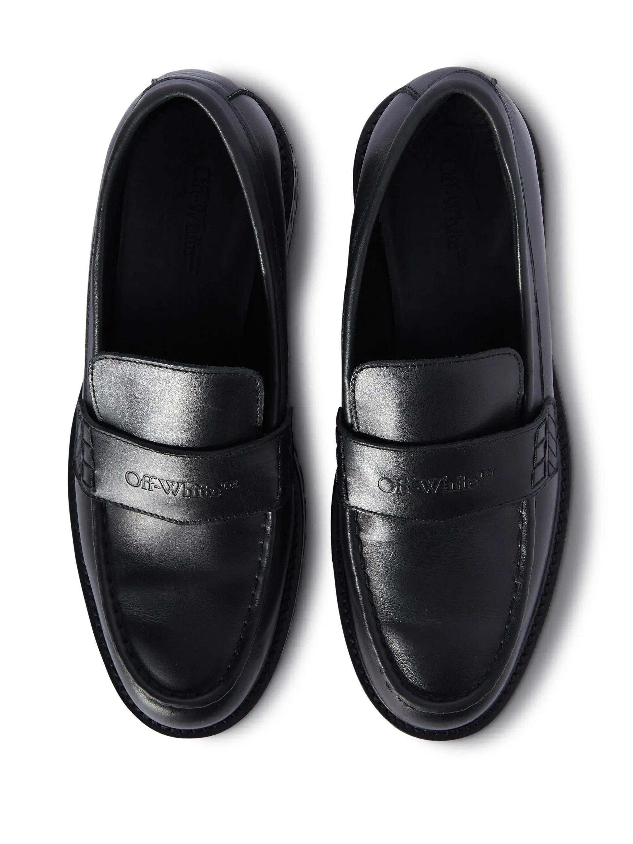 Off-White o1y0225 Logo Loafers in Black Size US 7 / EU 40 - 5 Thumbnail