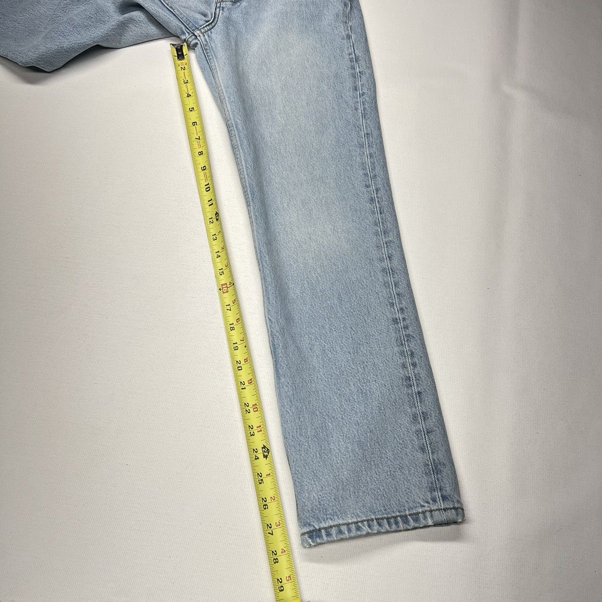 Reformation Reformation Jeans Cynthia High Rise Straight Patch Tahoe Size 25" / US 0 / IT 36 - 19 Thumbnail