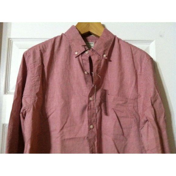 J.Crew NWT 64.50 J.CREW MENS NEW 98%ORGANIC COTTON SHIRT SIZE:M Size US M / EU 48-50 / 2 - 2 Thumbnail