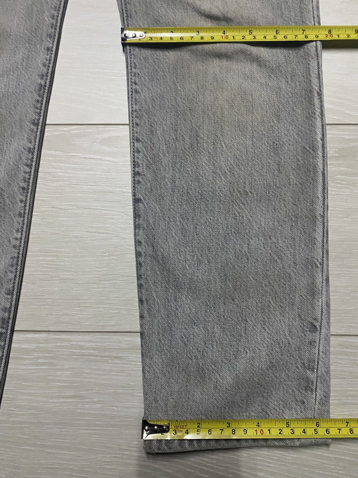 Levi's Vintage Levis 501 Ct Stone Wash Distressed Slim Jeans Size US 31 - 16 Thumbnail