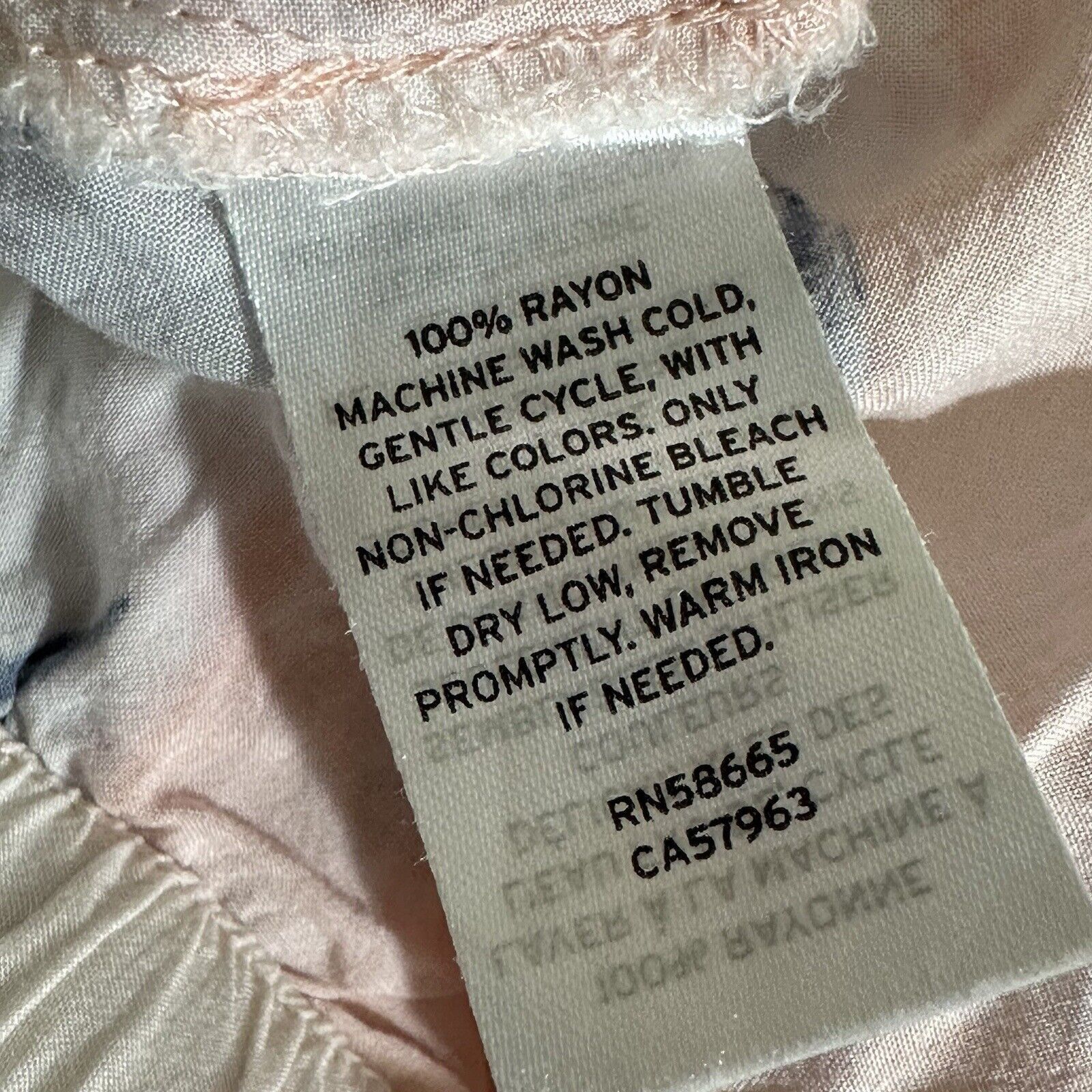 Nordstrom Nordstrom Small Loungewear Pink White Floral Pajama Pants Size ONE SIZE - 5 Thumbnail