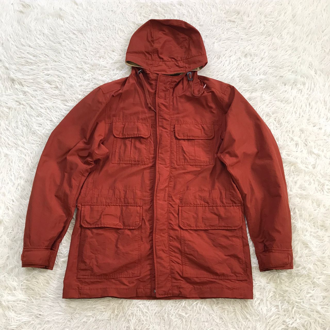 Vintage Vtg Uniqlo 4 Pockets Jacket Hoodie Size US L / EU 52-54 / 3 - 1 Thumbnail