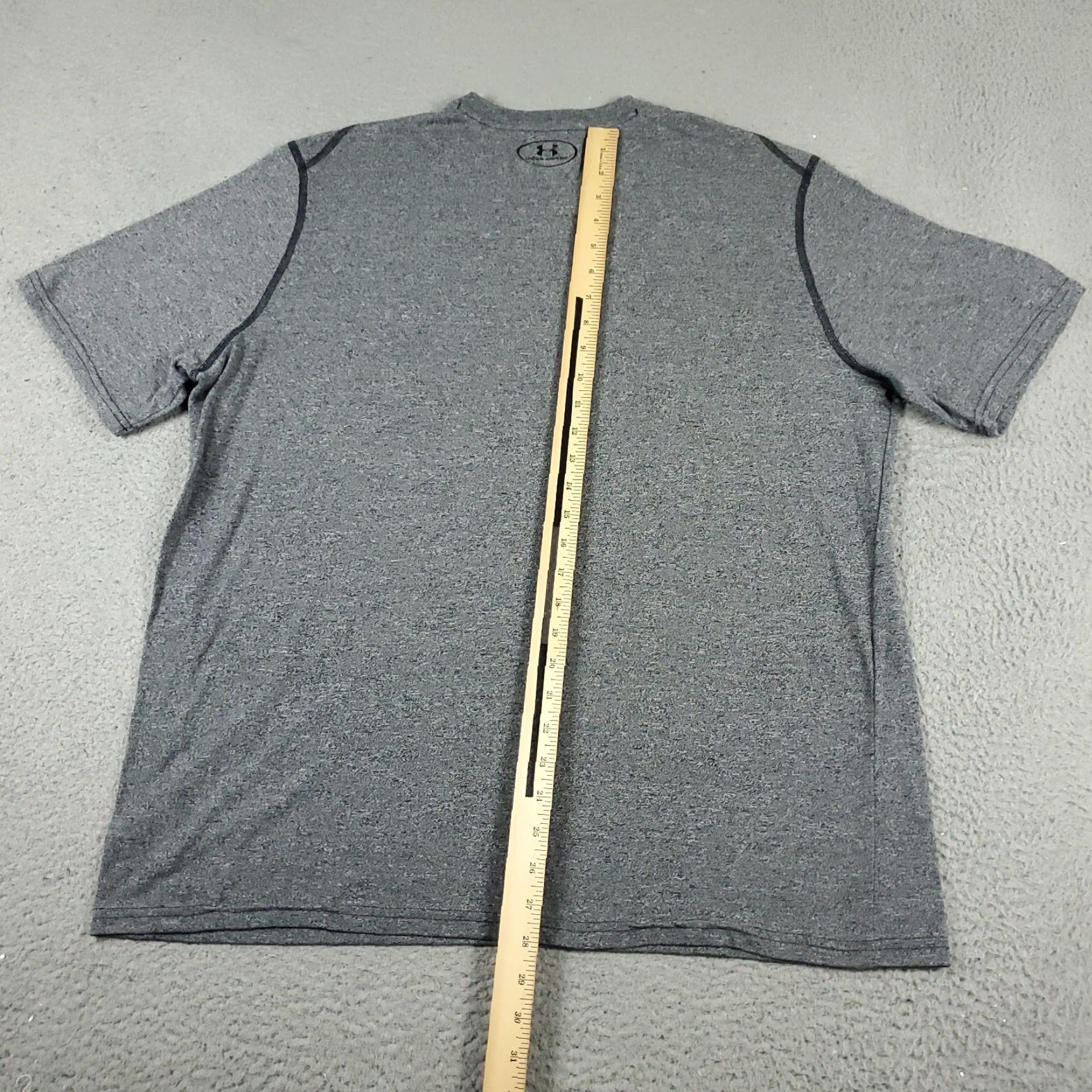 Under Armour Under Armour T Shirt Mens XL Gray Active Work Out Short Sleeve Size US XL / EU 56 / 4 - 4 Thumbnail