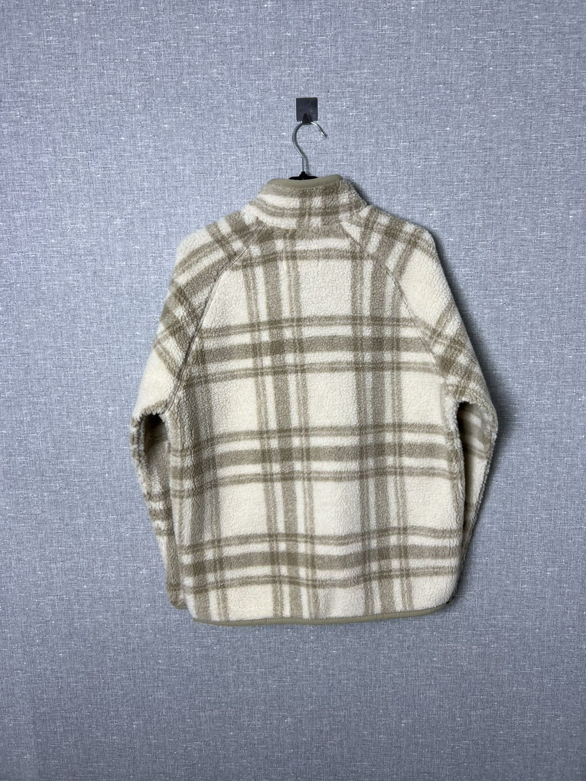 Folk Folk Checkered Full Zipper Sherpa Jacket Teddy Fleece Plaid Size US M / EU 48-50 / 2 - 10 Thumbnail