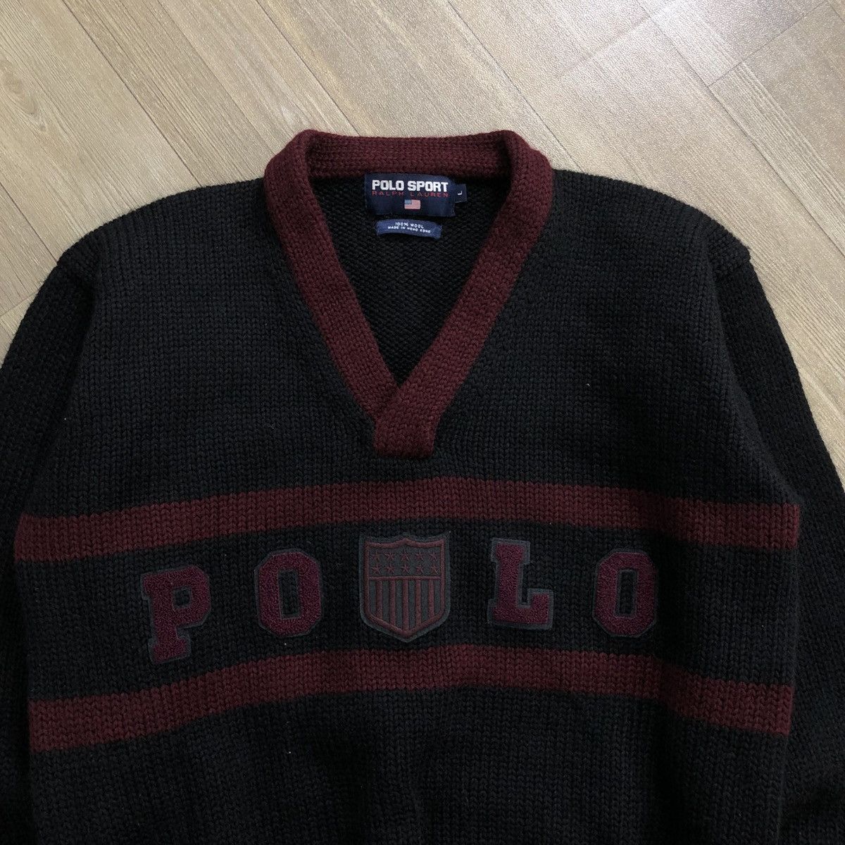 Polo Ralph Lauren Vintage Polo Sport Spell Out Knitwear Sweater Size US XL / EU 56 / 4 - 2 Thumbnail