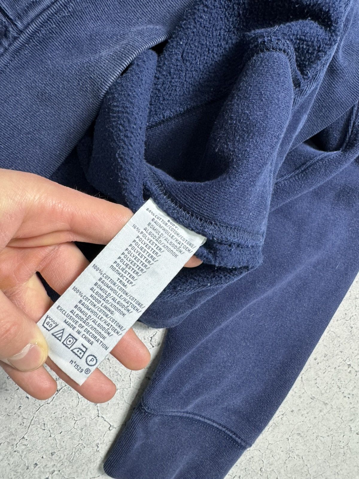 Polo Ralph Lauren × Ralph Lauren × Vintage Vintage Polo Ralph Lauren Navy Full Zip Hoodie Hype PRL Y2K Size US XL / EU 56 / 4 - 8 Thumbnail
