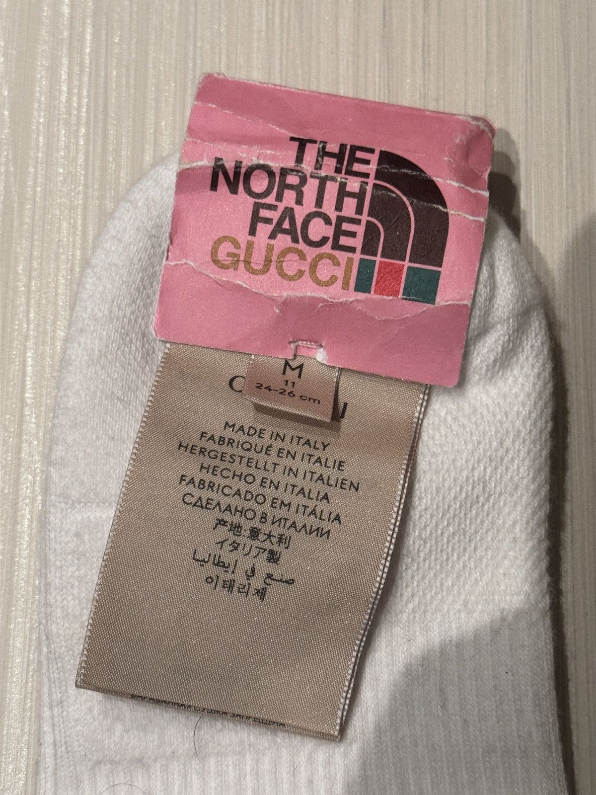 Gucci × The North Face GUCCI x NORTHFACE SOCKS Size ONE SIZE - 3 Thumbnail