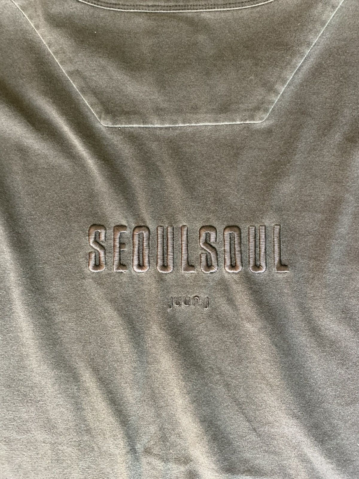 Juun.J Grey Double Sleeve Long Sleeve T-Shirt