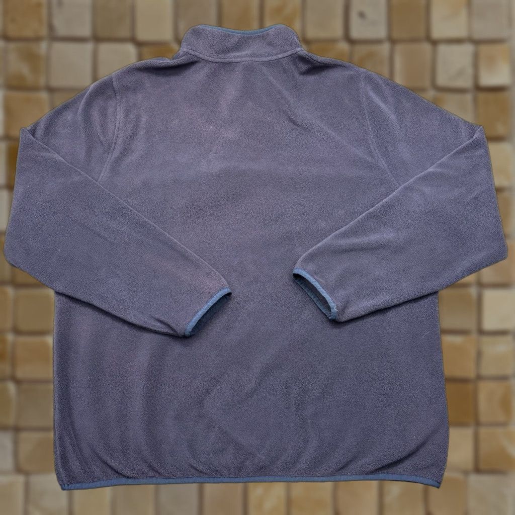 Vintage 32 Degrees Heat Mens XL Navy Blue Fleece Quarter Button Pullover Jacket Size US XL / EU 56 / 4 - 1 Thumbnail