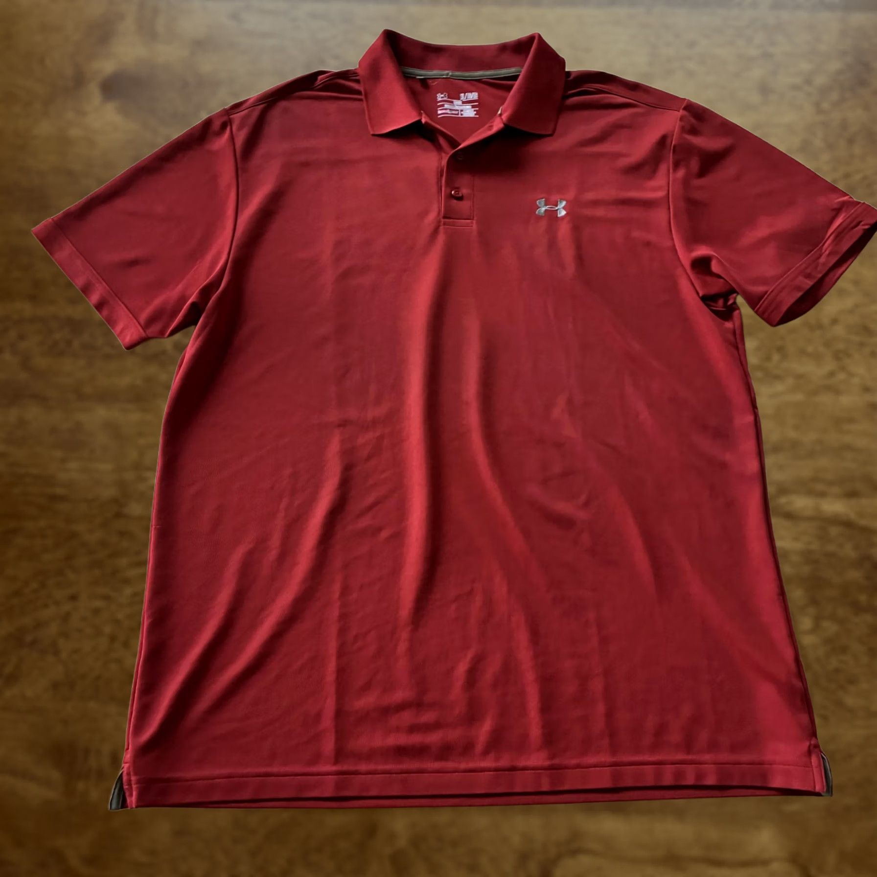 Under Armour Under Armour Polo Shirt Mens XL Red HeatGear Golf Short Sleeve Performance Size US XL / EU 56 / 4 - 1 Thumbnail