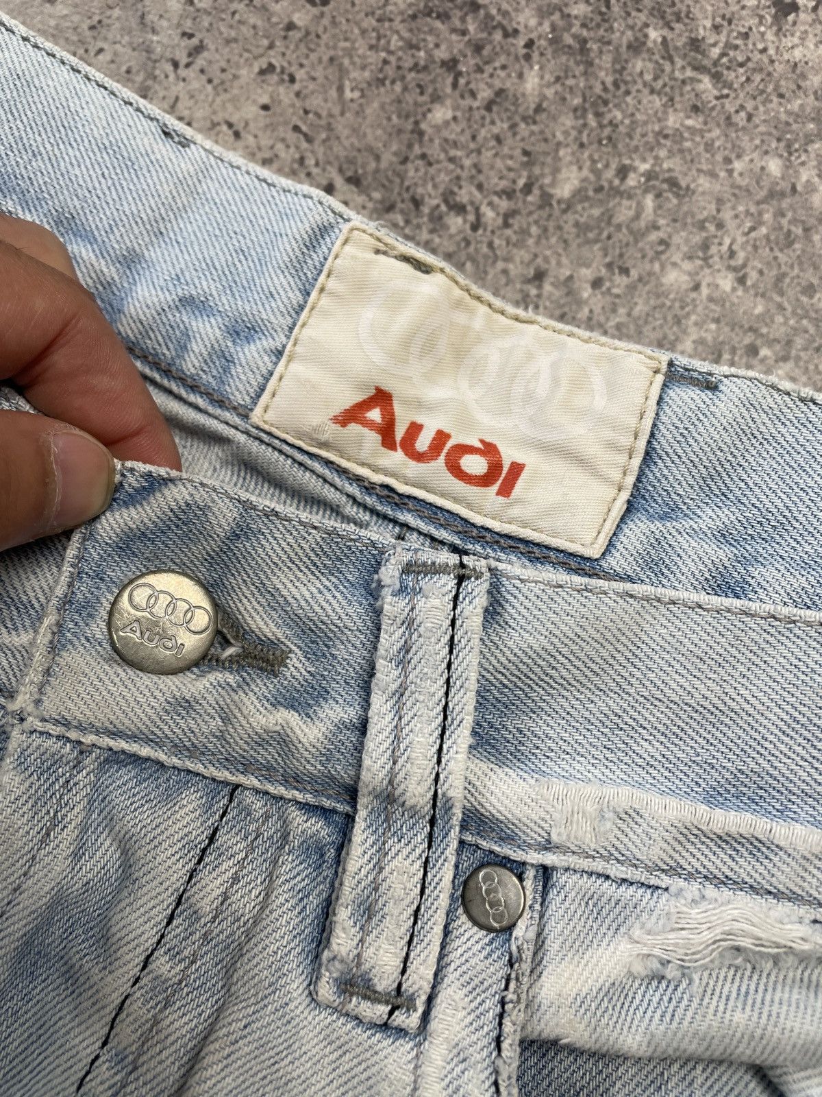 Vintage Y2K Baggy Audi Racing Jeans