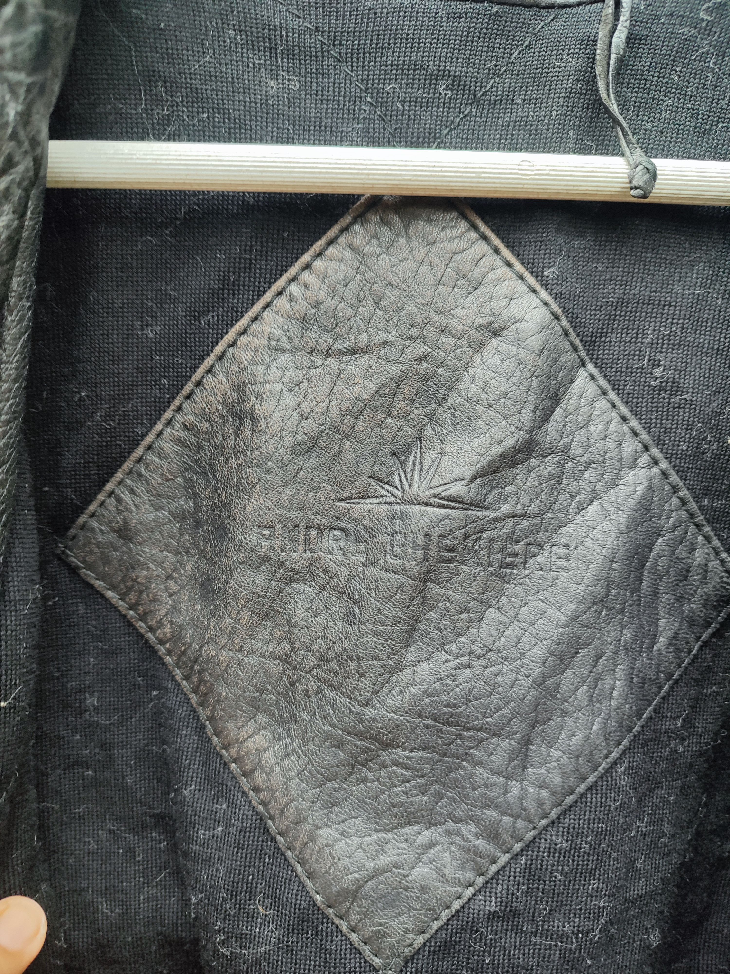 Vintage Andre Ghekiere Vintage Distressed Leather Bomber Jacket Size US XL / EU 56 / 4 - 15 Thumbnail