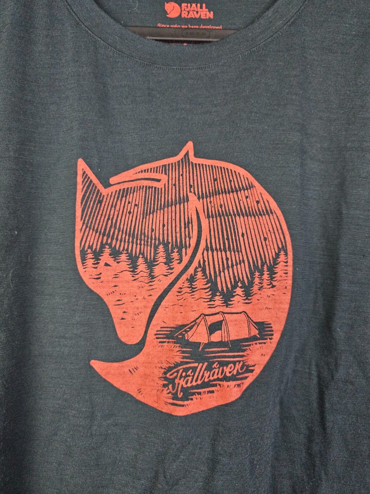 Fjallraven Fjallraven Abisko Wool Blend Fox Logo T-Shirt Gorpcore L Size L / US 10 / IT 46 - 3 Thumbnail