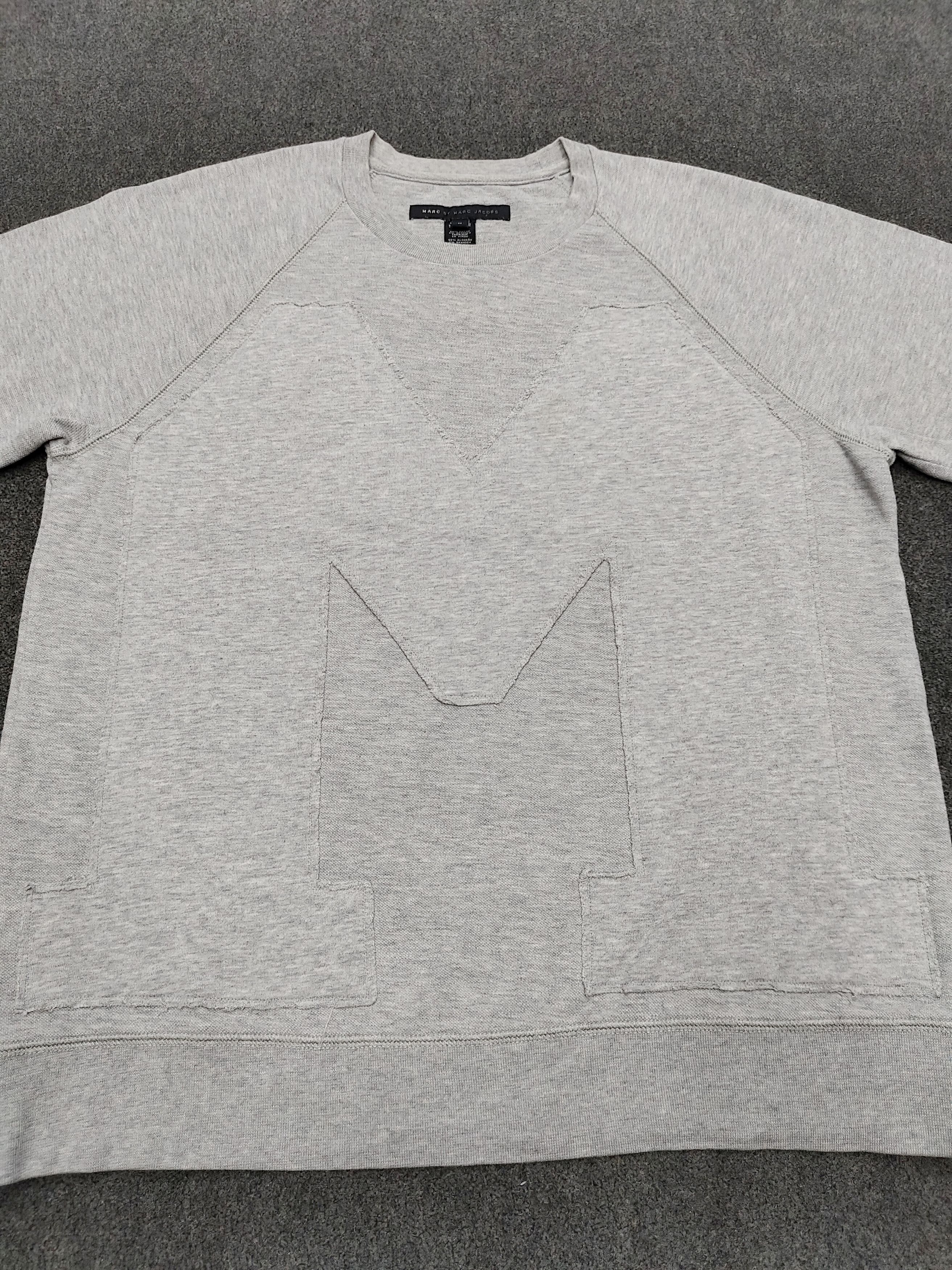 Marc Jacobs Marc Jacobs💥Minimalist Big Logo Pacthwork Sweatshirt Size US M / EU 48-50 / 2 - 3 Thumbnail