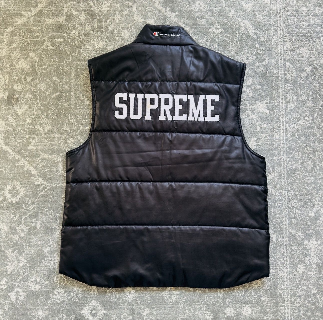 Champion × Supreme Supreme x Champion Puffer Vest in XL. Size US XL / EU 56 / 4 - 2 Thumbnail