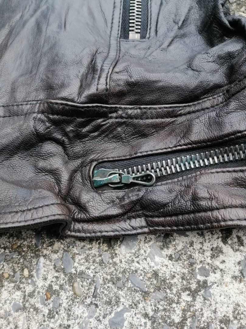Japanese Brand × Shellac Shellac Made In Japan Bikers / Punk Style Leather Jacket Size US S / EU 44-46 / 1 - 13 Thumbnail