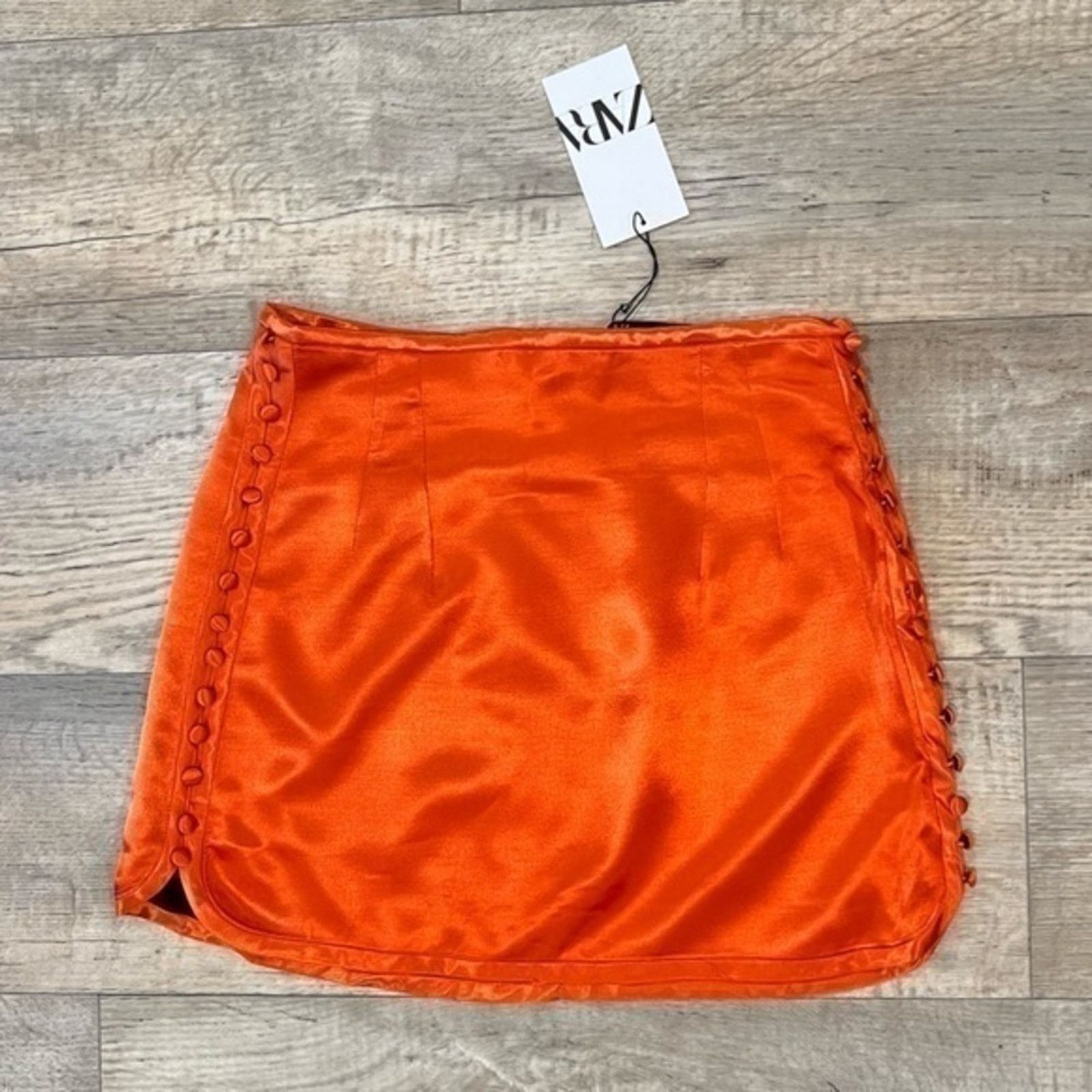 Zara ZARA High-Waisted Mini Skirt NWT Size 28" / US 6 / IT 42 - 12 Thumbnail