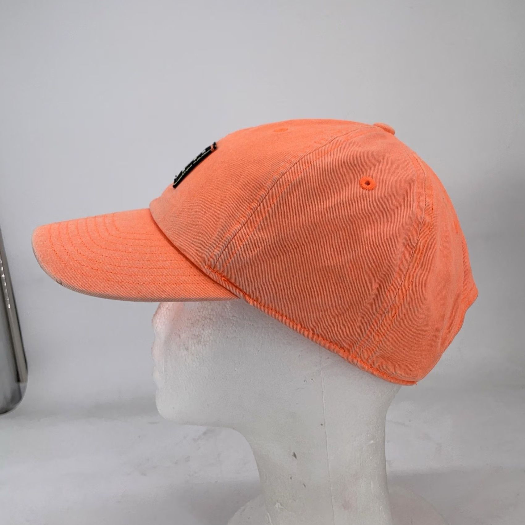 Nike VINTAGE Nike Hat Cap Strap Back Mens One Size Neon Orange Heritage86 Patch Dad Hat Size ONE SIZE - 2 Thumbnail